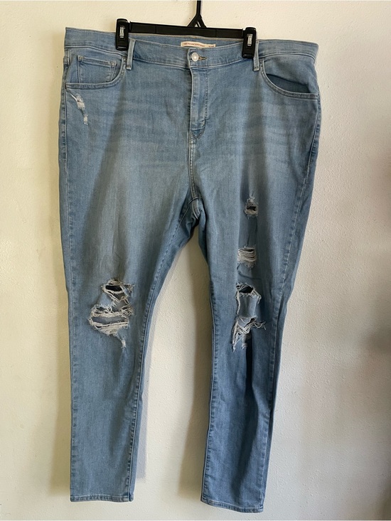 Levi's Denim - Levi's Light Blue Distressed Skinny Jeans